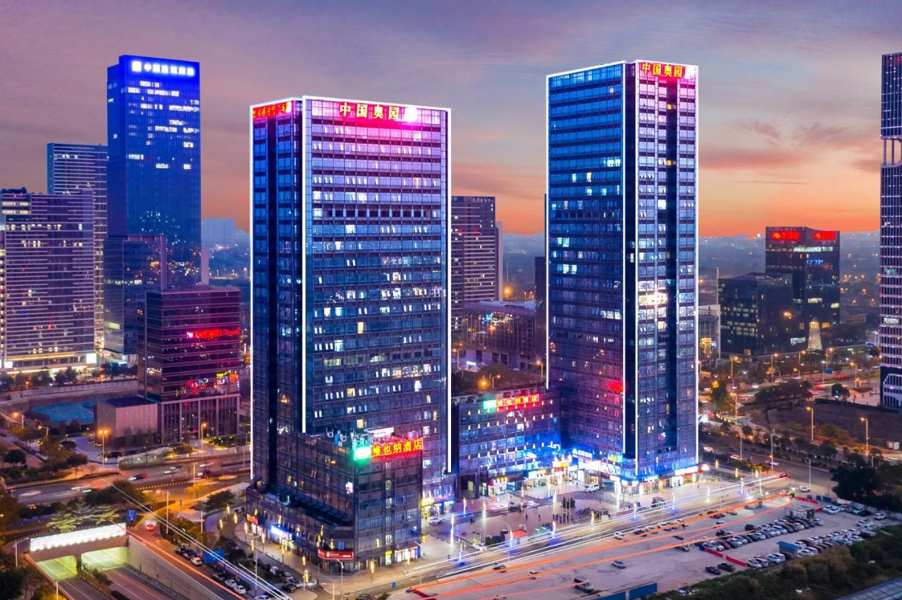 April Fair Duplex Apartment Guangzhou South Railway Station Ao Yuan Yue Shi Dai Branch Экстерьер фото