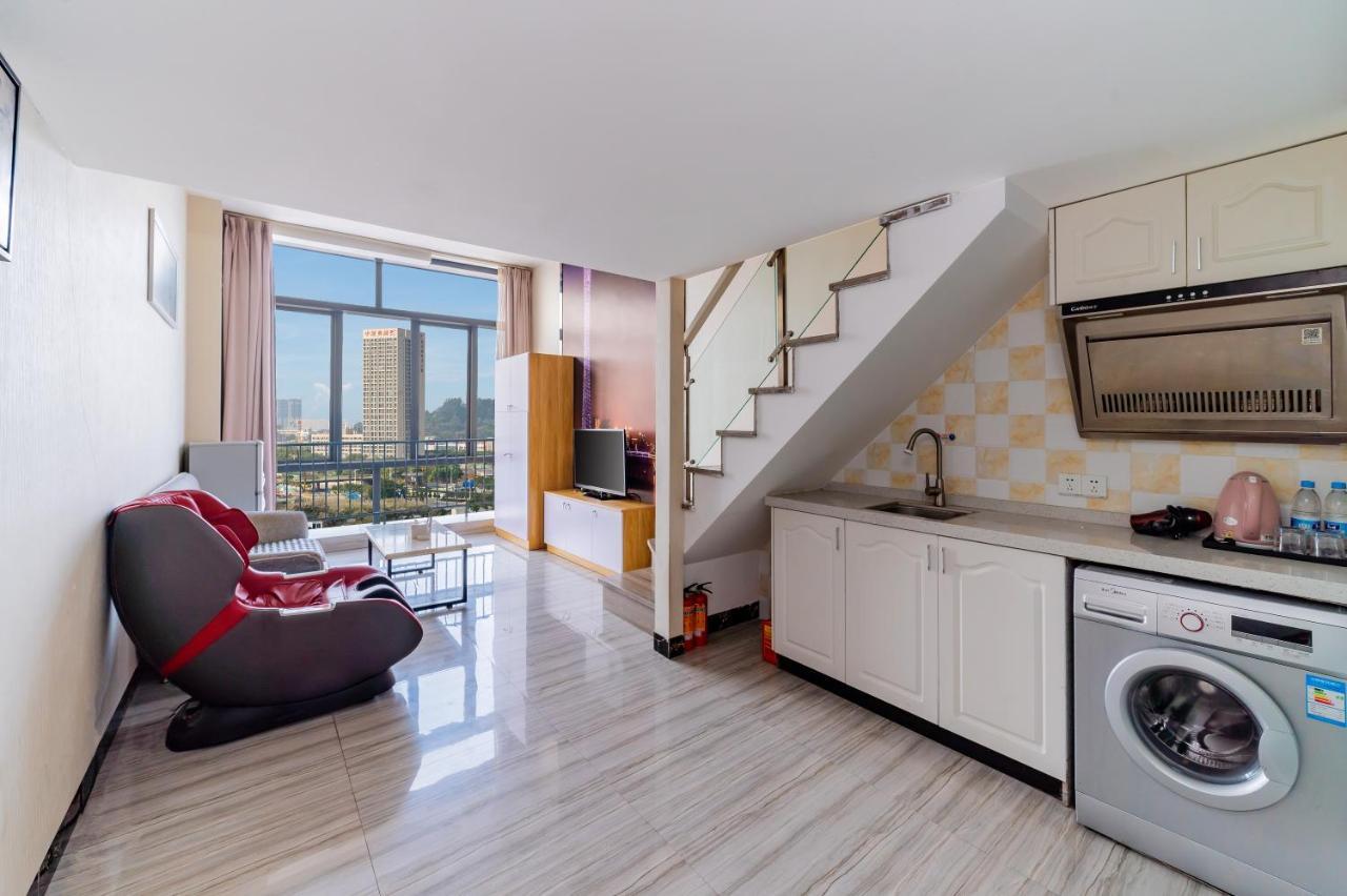 April Fair Duplex Apartment Guangzhou South Railway Station Ao Yuan Yue Shi Dai Branch Экстерьер фото