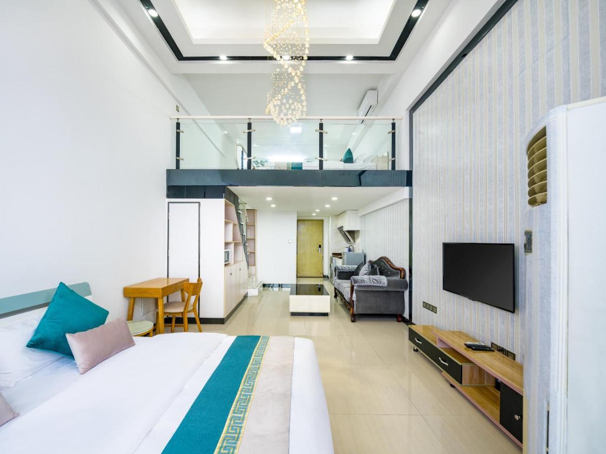 April Fair Duplex Apartment Guangzhou South Railway Station Ao Yuan Yue Shi Dai Branch Экстерьер фото